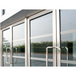 Striscia di sicurezza per vetri - adesiva - 5 cm x 5 m - traslucida - Cep