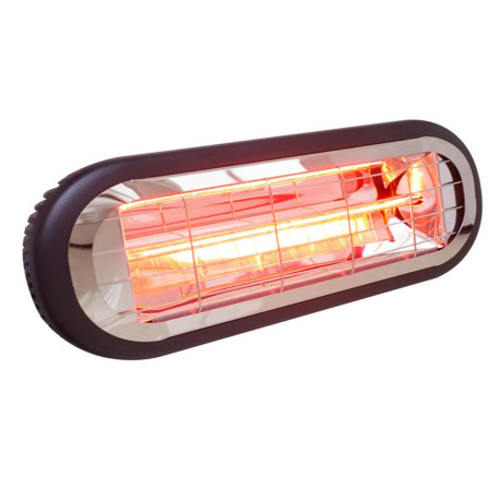 Stufa a infrarossi SoleRosso da interno/esterno - 33,5x23,5x13,5 cm - 1500W - CFG