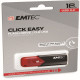Emtec - Memoria USB B110 USB 3.2 Click&Easy - rosso - ECMMD16GB113 - 16 GB