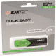 Emtec - Memoria USB B110 USB 3.2 Click&Easy - verde - ECMMD64GB113 - 64 GB