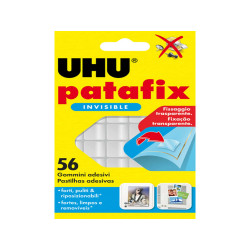 Supporti in gomma adesiva UHU Patafix - invisibile - UHU - conf. 56 pezzi