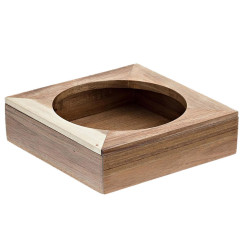 Supporto caraffa - in bamboo - 20x20x8 cm - colore naturale - Leone
