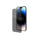 Celly Privacy Full Glass - Protezione per schermo per telefono cellulare - 3D - vetro - con filtro privacy - A due vie - colore