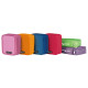 Astuccio Colors 3 zip - 13 x 20 x 7,5 cm - tessuto - colori assortiti - Colorosa