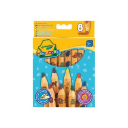 Crayola MINI KIDS Maxi - Pastello colorato - colori assortiti (pacchetto di 8)