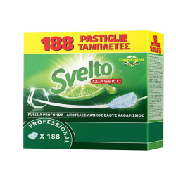 Tabs per lavastoviglie - Svelto - fustino da 188 tabs da 10 gr