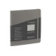 Taccuino Ecoqua Plus - con elastico - rilegatura cucita - A5 - 5 mm - 80 fogli - righe - artracite - Fabriano