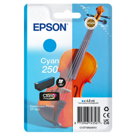 Epson - Cartuccia - Ciano  - 205 - Violin Claria- C13T16N24010 - 4,8 ML