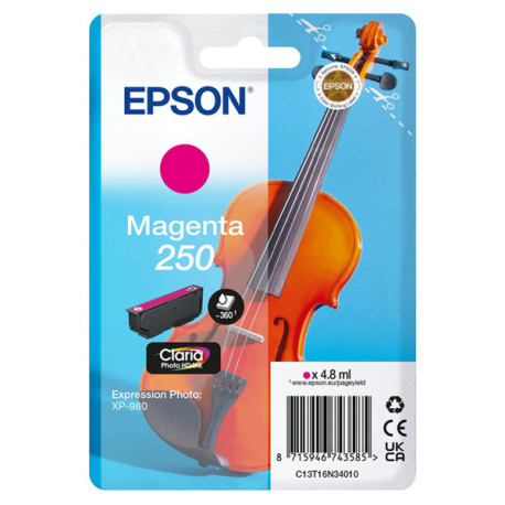 Epson - Cartuccia - Magenta  - 205 - Violin Claria- C13T16N34010 - 4,8 ML
