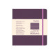 Taccuino Ispira - con elastico - copertina rigida - A5 - 96 fogli - righe - viola - Fabriano