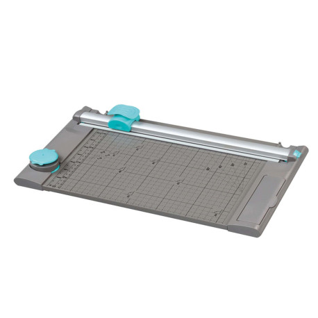 Taglierina 3in1 a lama rotante 13939 - 6,5 x 25,6 x 42,5 cm - 330 mm (A4) - 10 fogli - grigio - Titanium