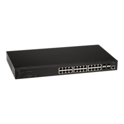 Aerohive Networks SR2324P - Switch - L3 Lite - gestito - 24 x 10/100/1000 (PoE+) + 4 x 10 Gigabit SFP+ - desktop, montabile su 