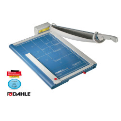 Taglierina a leva professionale 867 - con blocca lama - 51,3 x 36,5 cm - 460 mm (A3) - 35 fogli - blu - Dahle