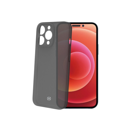Celly SPACE - Cover per cellulare - poliuretano termoplastico morbido (TPU) - nero - per Apple iPhone 14 Pro Max