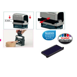 Tampone di ricambio 6/4913 - blu - Trodat - conf. da 3 pezzi