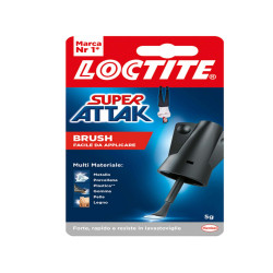Colla Super Attak Easy Brush - 5 gr - trasparente - Loctite