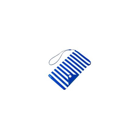 Celly SPLASHWALLETBL - Flip cover per cellulare - blu, trasparente