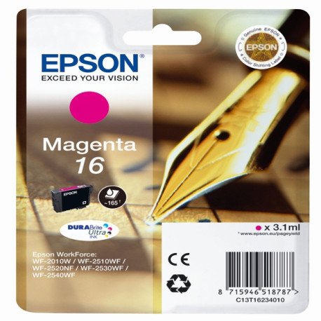 Epson - Cartuccia ink - 16 - Magenta - C13T16234012 - 3,1ml
