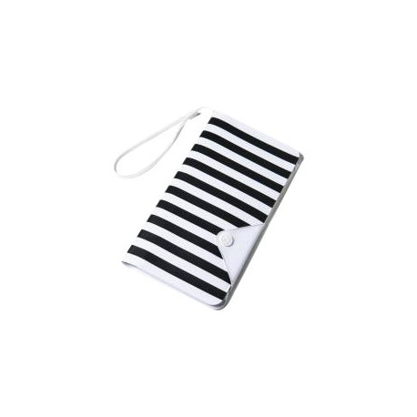 Celly SPLASHWALLETWH - Flip cover per cellulare - nero, bianco, trasparente