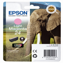 Epson - Cartuccia ink - 24 - Magenta chiaro - C13T24264012 - 5,1ml
