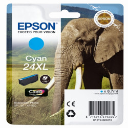 Epson - Cartuccia ink - 24XL - Ciano - C13T24324012 - 8,7ml