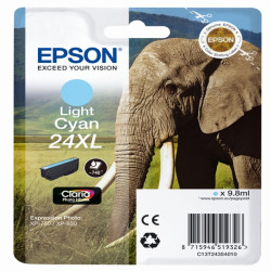 Epson - Cartuccia ink - 24XL - Ciano chiaro - C13T24354012 - 9,8ml