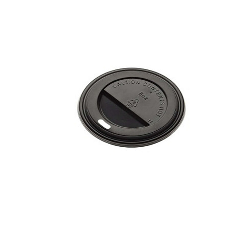 Tappo in polistirene per bicchiere da 290 ml - nero - Leone - conf. 1000 pezzi