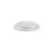 Tappo per bicchiere - in CPLA - bianco - 115 ml - Leone - conf. 1000 pezzi