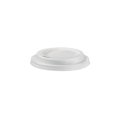 Tappo per bicchiere - in CPLA - bianco - 115 ml - Leone - conf. 1000 pezzi