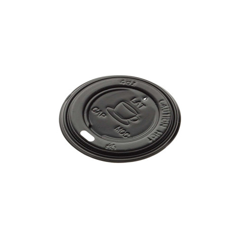 Tappo per bicchiere da 115 ml - polistirene - nero - Leone - conf. 1000 pezzi