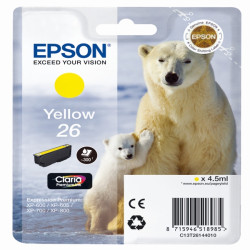 Epson - Cartuccia ink - 26 - Giallo - C13T26144012  - 4,5ml