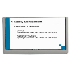 Targa per porte/pareti Click Sign - 21 x 14,9 cm (A5) - Durable