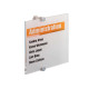 Targa per porte/pareti Crystal Sign - 21 x 21 cm - Durable