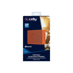 Celly Up Mini - Altoparlante - portatile - senza fili - Bluetooth - 2 Watt - arancione