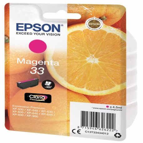 Epson - Cartuccia ink - 33 - Magenta - C13T33434012 - 6,4ml