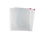 Tasca a L - con retro adesivo - A3 - rosso - Djois - conf. 2 pezzi