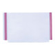 Tasche GS adesive con soffietto - PVC - 22 x 18 cm - trasparente - Sei Rota - conf. 10 pezzi