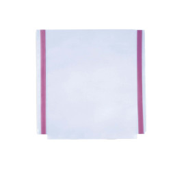 Tasche GS adesive con soffietto - PVC - 22 x 30 cm - trasparente - Sei Rota - conf. 10 pezzi