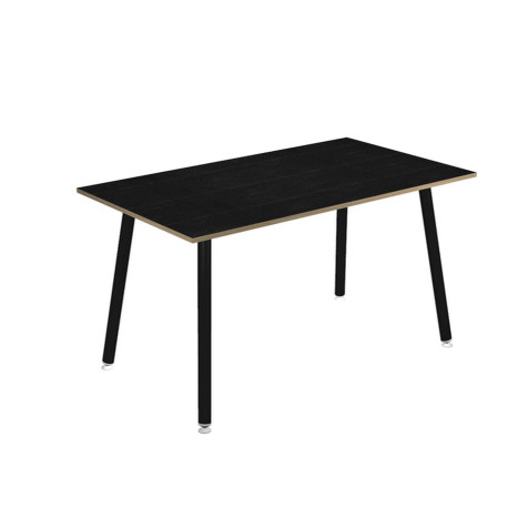 Tavolo alto Skinny Metal - 140 x 80 x 105 cm - nero/nero venato