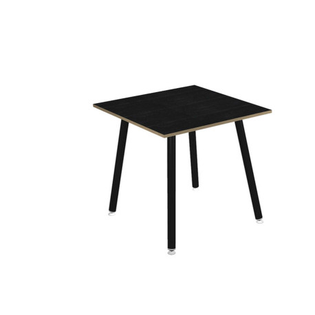 Tavolo alto Skinny Metal - 80 x 80 x 105 cm - nero/nero venato