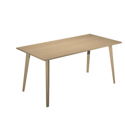 Tavolo alto Woody - 120 x 80 x 105 cm - rovere