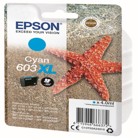Epson - Cartuccia ink - 603XL - ciano - C13T03A24010 - 350 pag