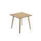 Tavolo alto Woody - 80 x 80 x 105 cm - rovere