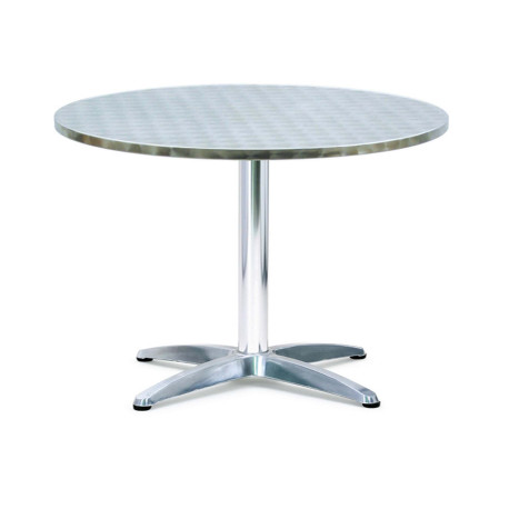 Tavolo bar - tondo - diametro 70 cm - altezza 70 cm - alluminio/acciaio - Serena Group