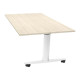 Tavolo multifunzione Taxi - con ruote - 160 x 80 x 73,7 cm - rovere