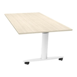 Tavolo multifunzione Taxi - con ruote - 160 x 80 x 73,7 cm - rovere