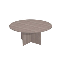 Tavolo riunione Easy - 4 posti - diametro 120 cm - altezza 72 cm - frassino toscano
