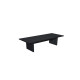 Tavolo riunioni Prestige - 220 x 100 x 74 cm - nero venato