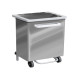 Contenitore a pedale Gastro - 70 L - acciaio lucido - Stilcasa