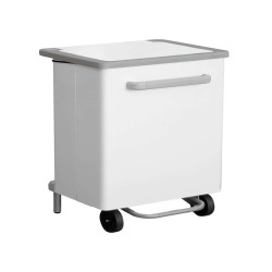 Contenitore a pedale Gastro - 70 L - bianco - Stilcasa